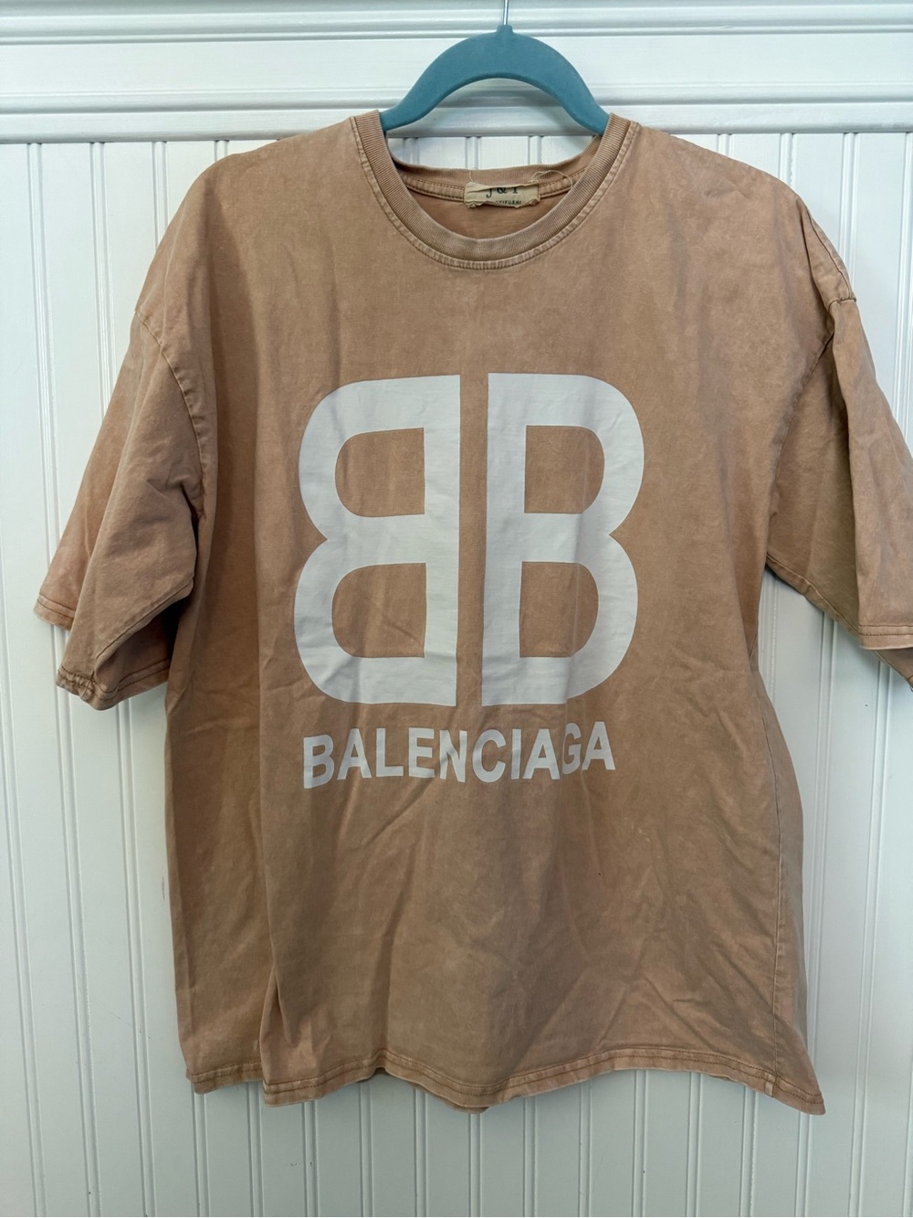 Faux Balenciaga double B tshirt